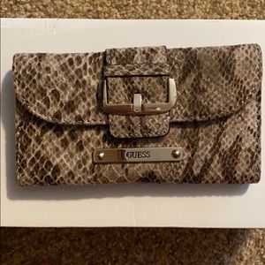 Guess snake prints wallet